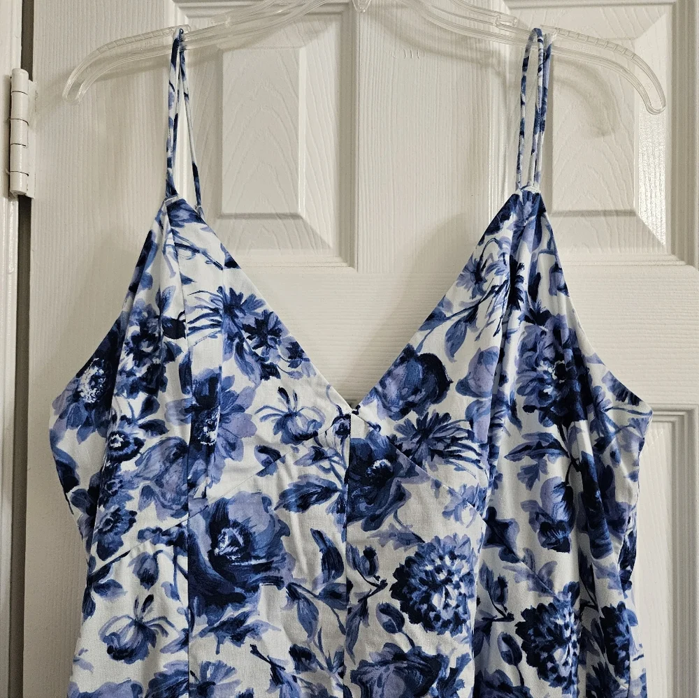 Abercrombie Blue Floral Maxi Dress